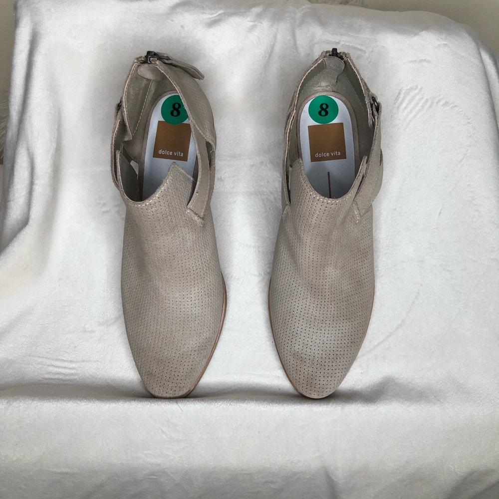 Dolce Vita Taupe Booties - Picture 2 of 6